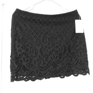 Black Lace Skirt